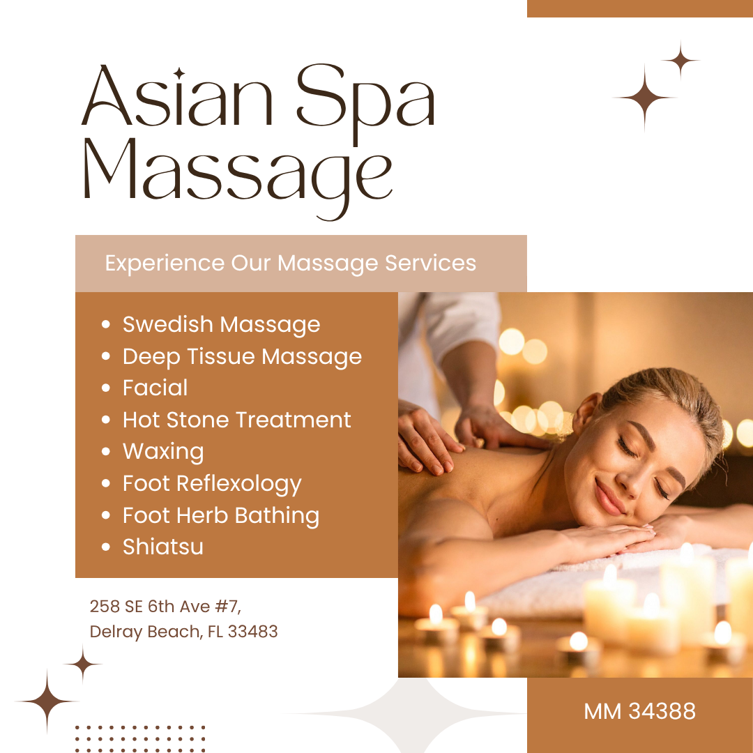 Asian Spa Massage - Massage and spa services poster